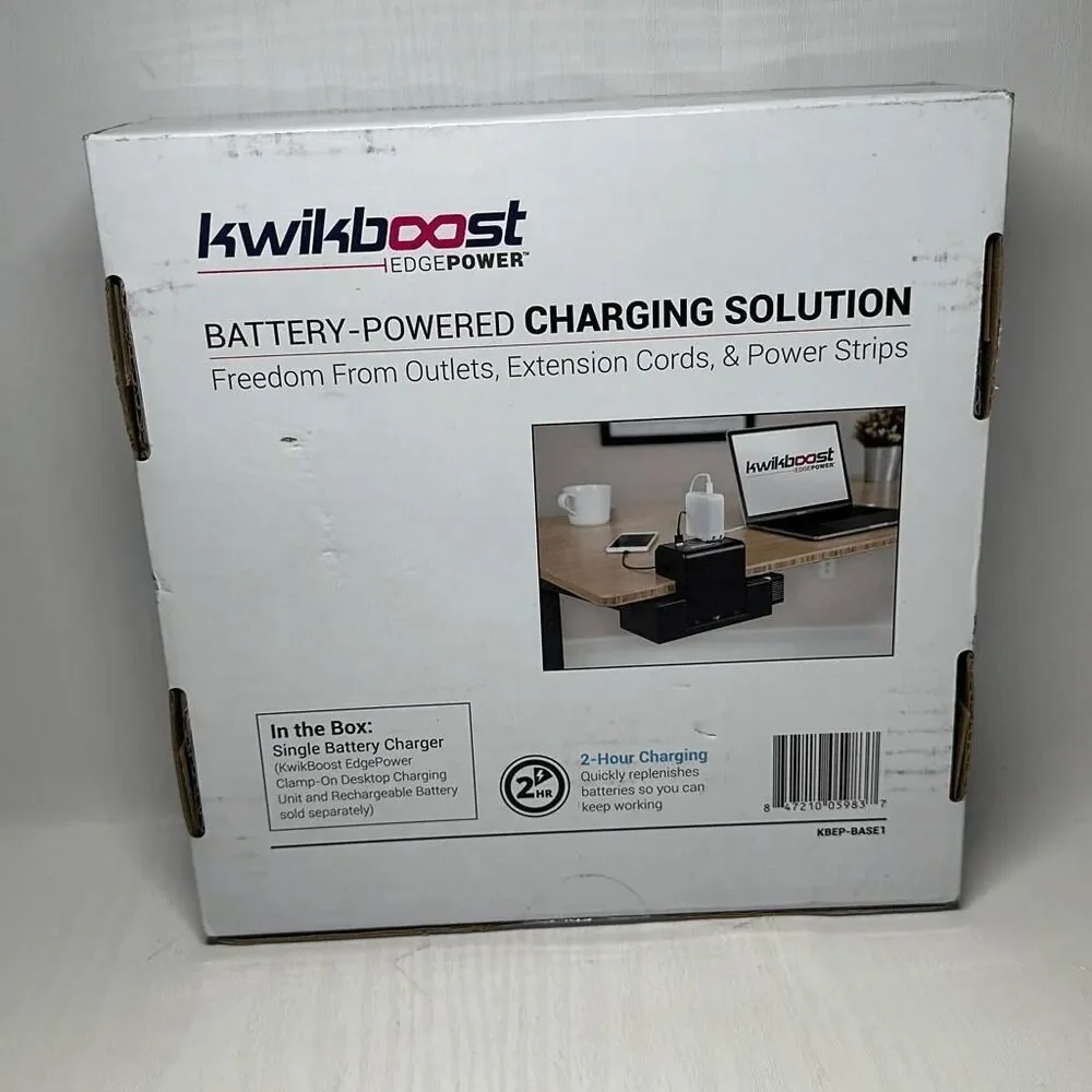 Kwikboost Edgepower Kbep-base1‎ Single Battery Charger